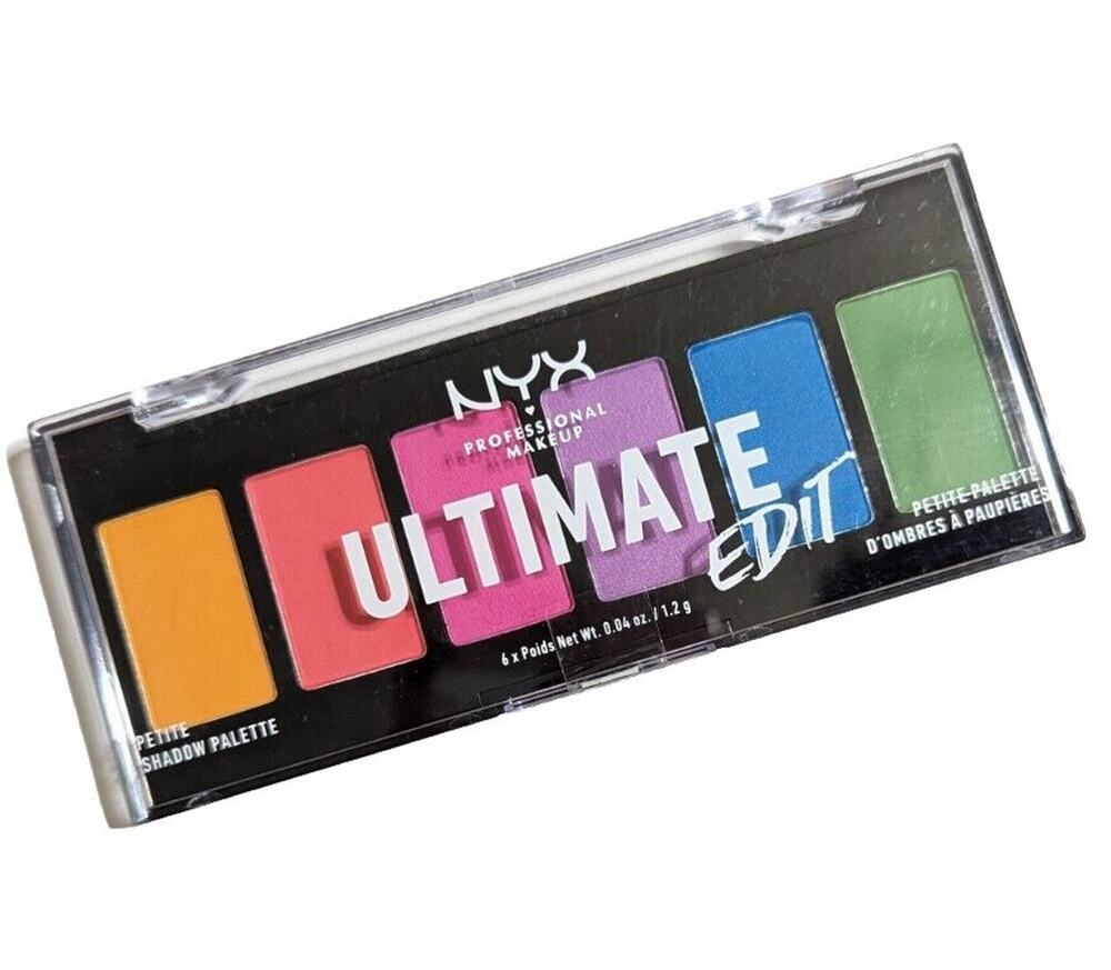 NYX PRO MAKEUP Petite Shadow Palette Ultimate Edit Eye Shadow in BRIGHTS USPP02